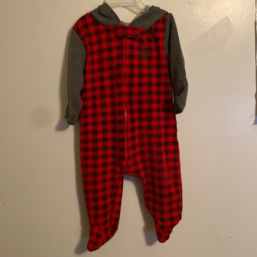 Reindeer fluffy onesie